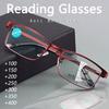 Multi-Focus Reading Glasses For Men Women Progressive Anti-Blue Light Near Far Reading Glasses Anti-Radiation Metal Frame