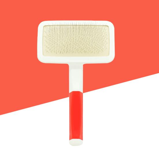 Pet Comb Dog Stainless Steel Pins Anti-slip Handle Portable Anti-break Dog Cat