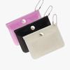 Japanese & Korean Style Snap Button PVC Mini Wallet: Cartoon Coin Purse, Portable Earphone & Key Case Pendant
