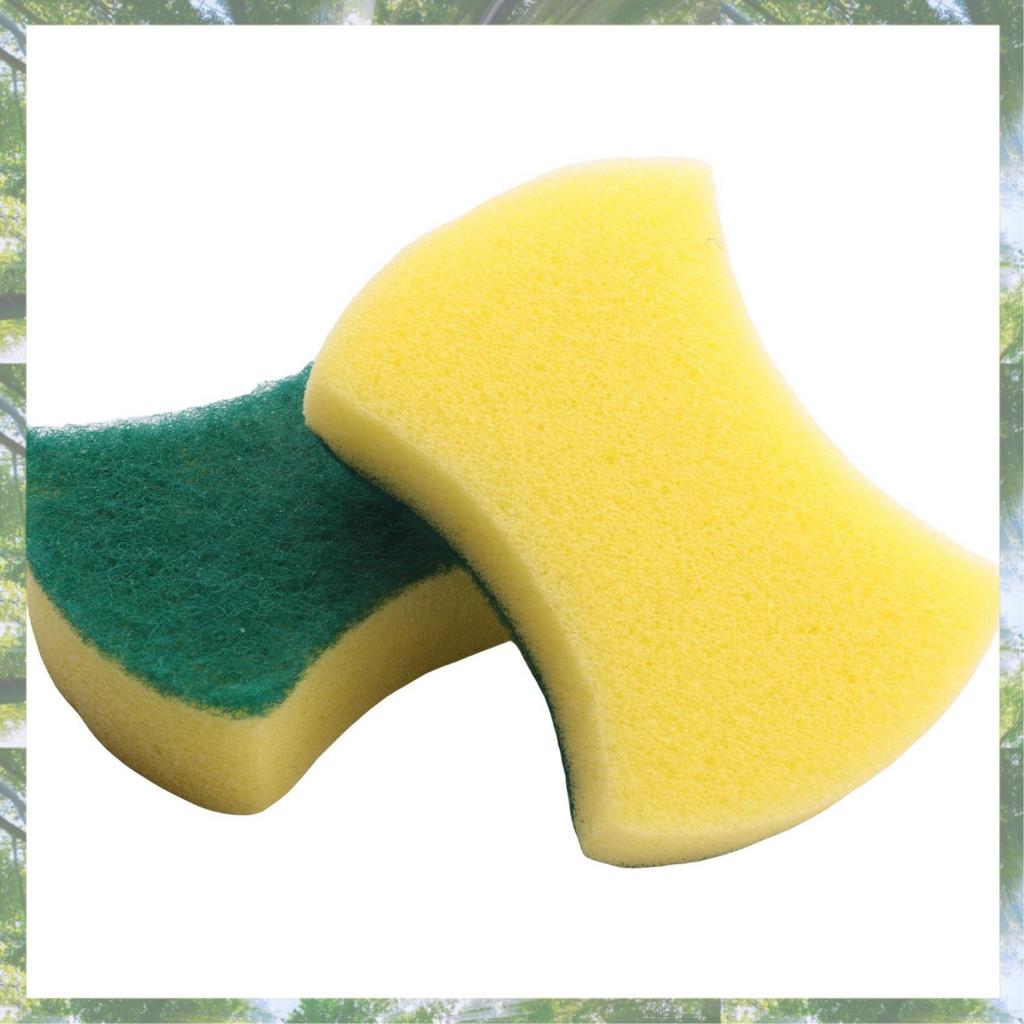 Premium-40 PCS Cleaning Scrub Sponge For Kitchen Tableware Bathroom Car Wash Scrub Sponge Pad