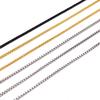 3Mm Stainless Steel Keel Chain Necklace Men Women Necklace Jewelry Gift