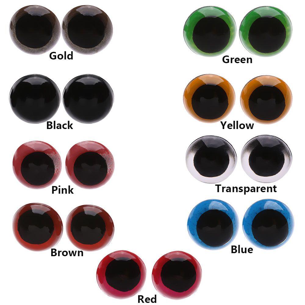 High Quality Stuffed Toys Parts Plastic Safety Eyes Crafts Bear Animal Accessories Puppet Crystal Eye Dolls DIY Tools