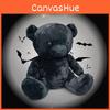 Doll Black Bear Plush Toy Doll Fashion Photo Props Home Decoration Children Gift