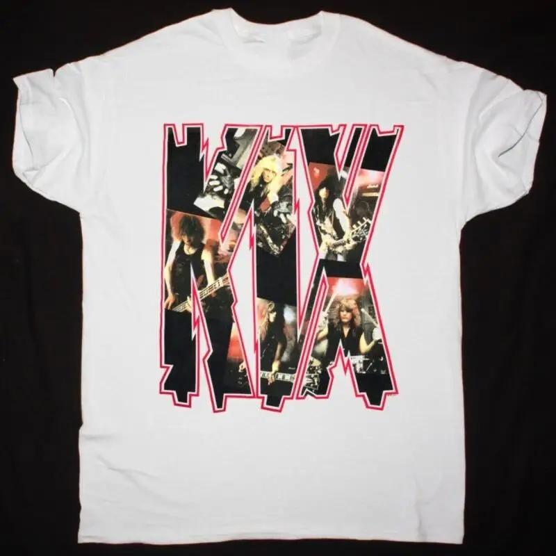

Kix Band Rock T shirt White Cotton For Fan PP1569 5XL різнокольоровий