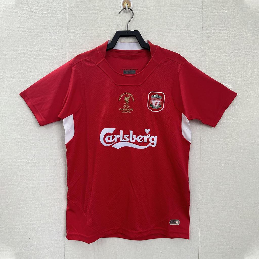 Arsenal '05-'06, Liverpool '06-'07 & AC Mailand Kaka, Henry & Gerrard Retro Trikot Kurzarm