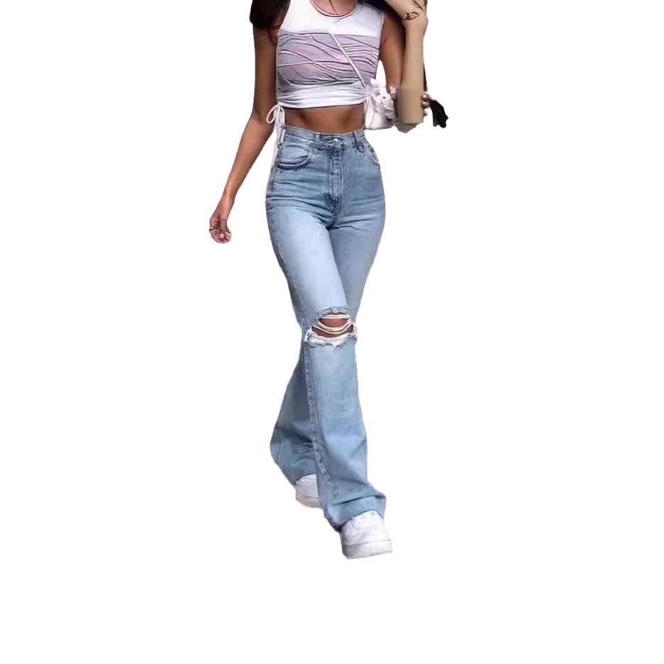 High Waist Wide Leg Jeans for Women - European and American Bestseller