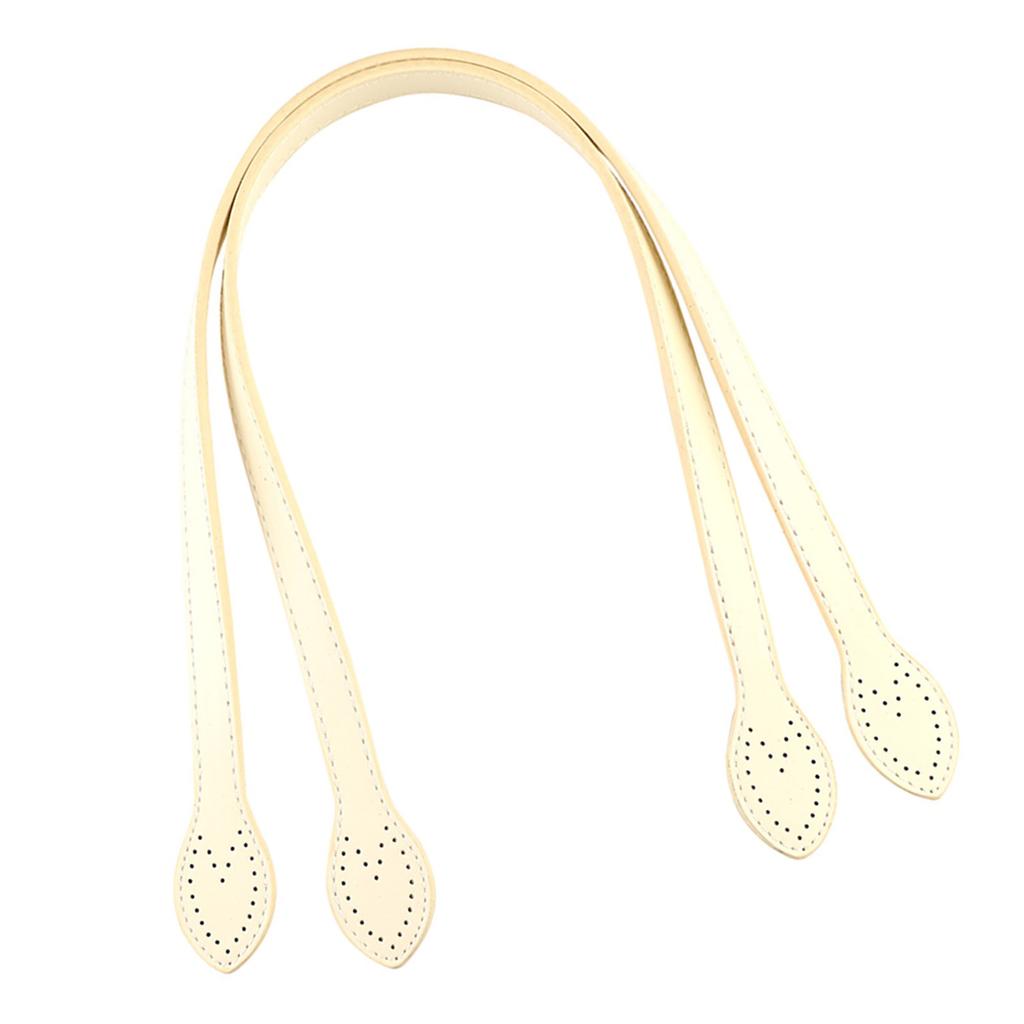 Packung mit 2 PU-Leder Schultertaschengriffen Ersatzzubehör für DIY-Bastel- und Taschenersatzprojekte