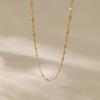 K Gold Plated Copper Devil Eye Heart Clavicle Chain Fashion Necklace For Women
