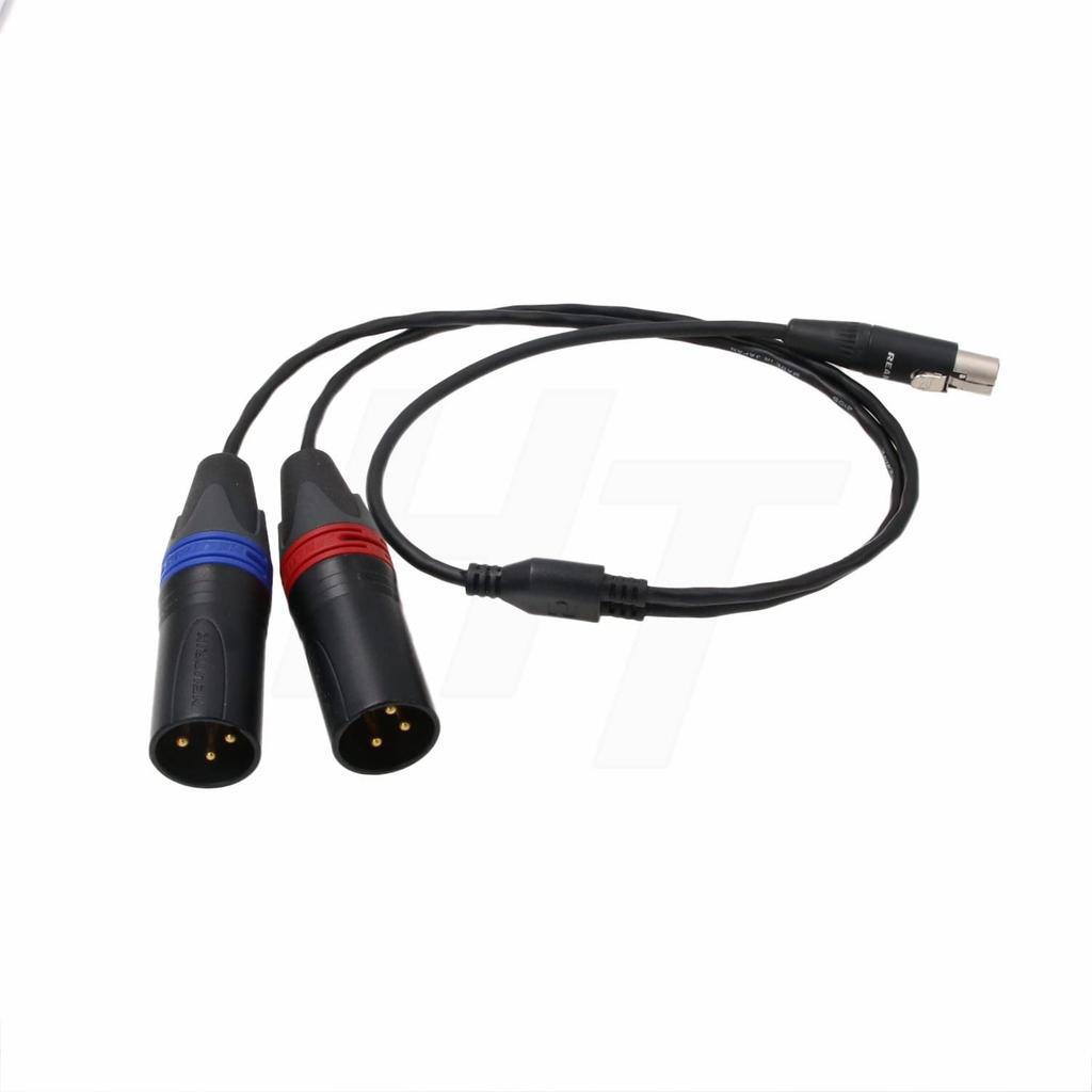 HangTon Audio Cable Mini XLR TA5F to XLR for Sennheiser Wisycom Zaxcom Lectrosonics SRc5P Receiver Sound Devices Mixer Recorder 5-Pin 3-Pin 6042,