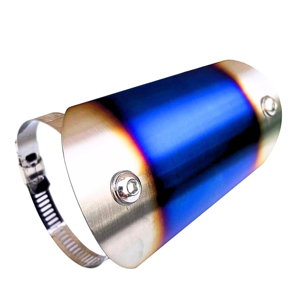 YESprime Muffler Guard Heat Bandage Motorcycle Heat Resistant Tape Custom CL250ADV160GSR250 Rebel Parts Half Blue