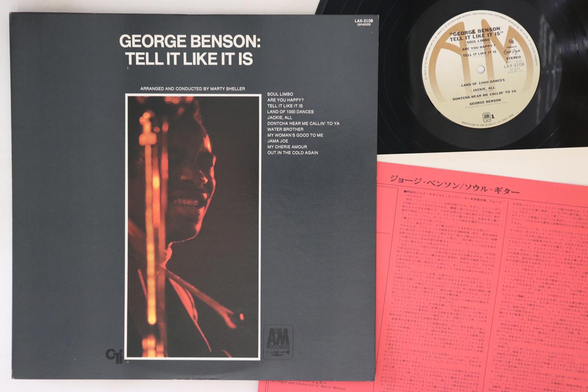 

LP Record GEORGE BENSON - Tell It Like It Is LAX3108 A&M 1976 Japan Jazz