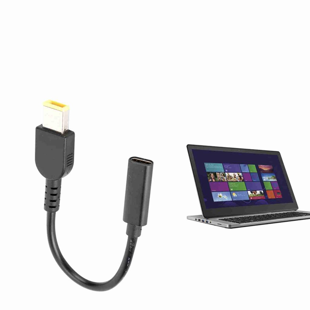Typ-C-Buchse für Thinkpad-Quadratstecker 11 mm x 4,5 mm Stecker-Adapterkabel