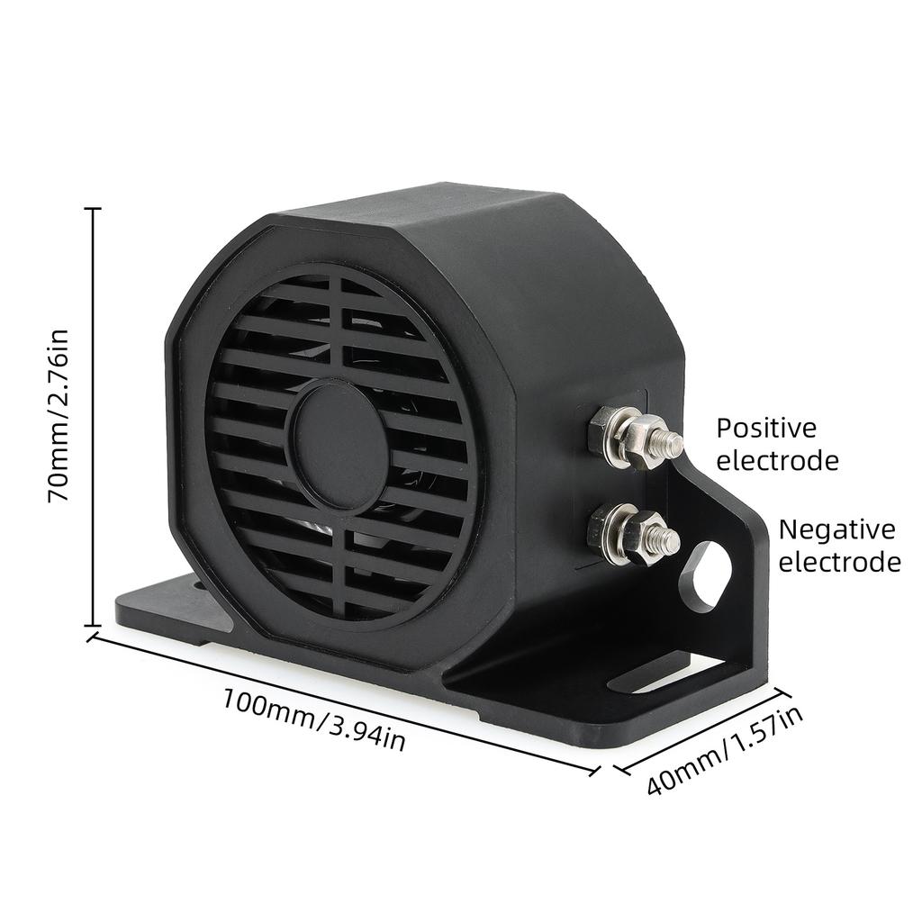 24V-48V Backup Siren Beeper Buzzer Reversing Warning Horn For Car Truck Reversing Reminders Car Horn Vehicle Accessories