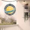Golden Saturn on Black - Stylish Metallic Wall/Lawn Art for Christmas & Beyond