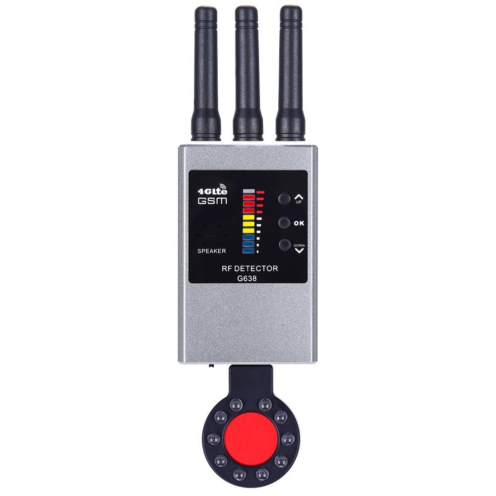 

Беспроводной антишпионский детектор прослушивающего устройства, телефонный GPS-трекер, искатель радиочастотного сигнала, обнаружение скрытой камеры Wi-Fi, сканер антикамеры