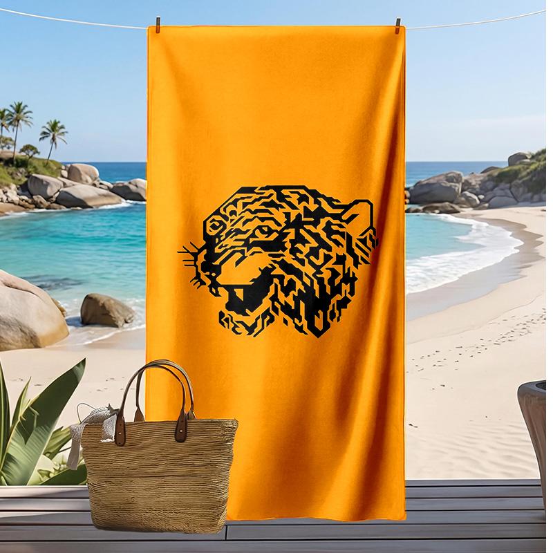 Hull FC Aufdruck Strandtuch Weich Tragbar Schnell?Trockenes Handtuch für Pool Sommerurlaub Outdoor Sport