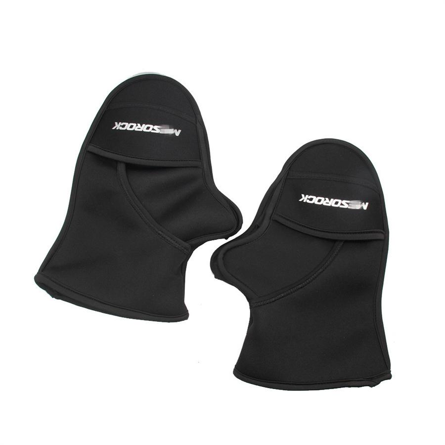 Motorcycle Handlebar Gloves Windproof  Warm Grip Hand Covers Warmer Protective Motorbike For Winter