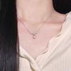 Single small pearl zircon necklace femininity celebrity niche design daily versatile trendy versatile