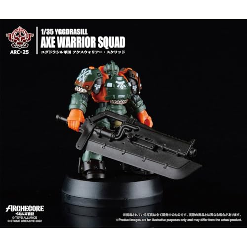 HiPlay TOY ALLIANCE 1/35 Scale Archecore ARC-25 Yggdrasil Corps Axe Warrior Squad Action Figure (Pre-painted, Assembled)
