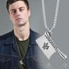 Unique Retro Style Pendant Necklace For Men In Trendy Titanium Steel Design