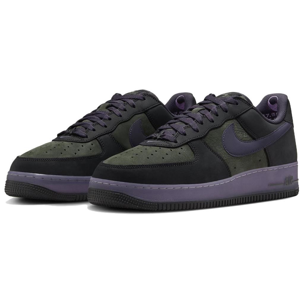 Nike Air Force 1 Low World Tour Pack - Seoul Men Sneakers Black Medium-Olive Amethyst-Smoke HF0014-001