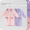 Large Children's Raincoat for Girls and Boys, Age 8, One-Piece Poncho with Backpack Space, School-Use, Rainproof.