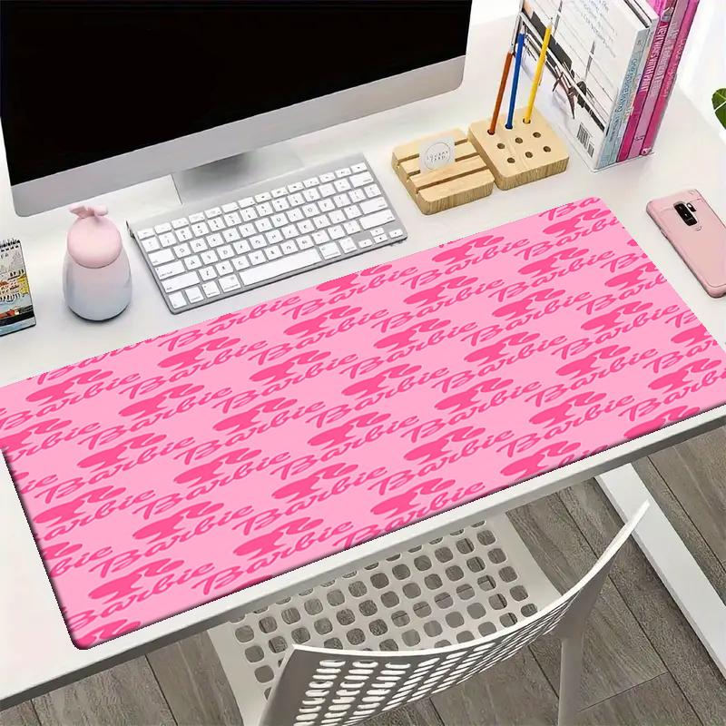 Barbie Theme Mouse Pad, Non Slip Rubber Base, Multifunctional Office & Home Decor, Perfect for Workspace Personalization.