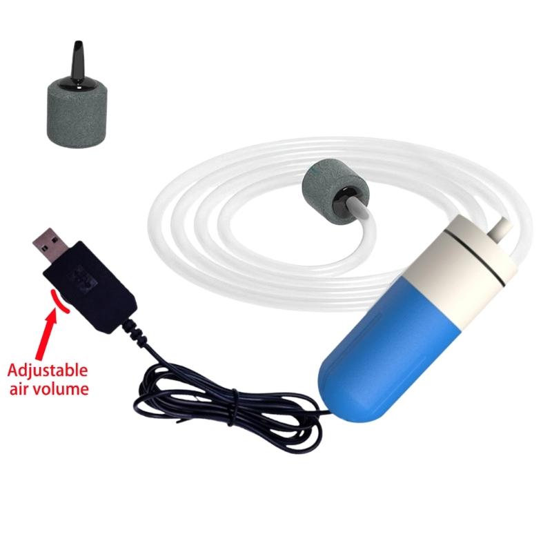High Efficiency Aquariums Aerator Battery Waterproofed Outdoor Fishing Aerator for Aquariums Pond Travel