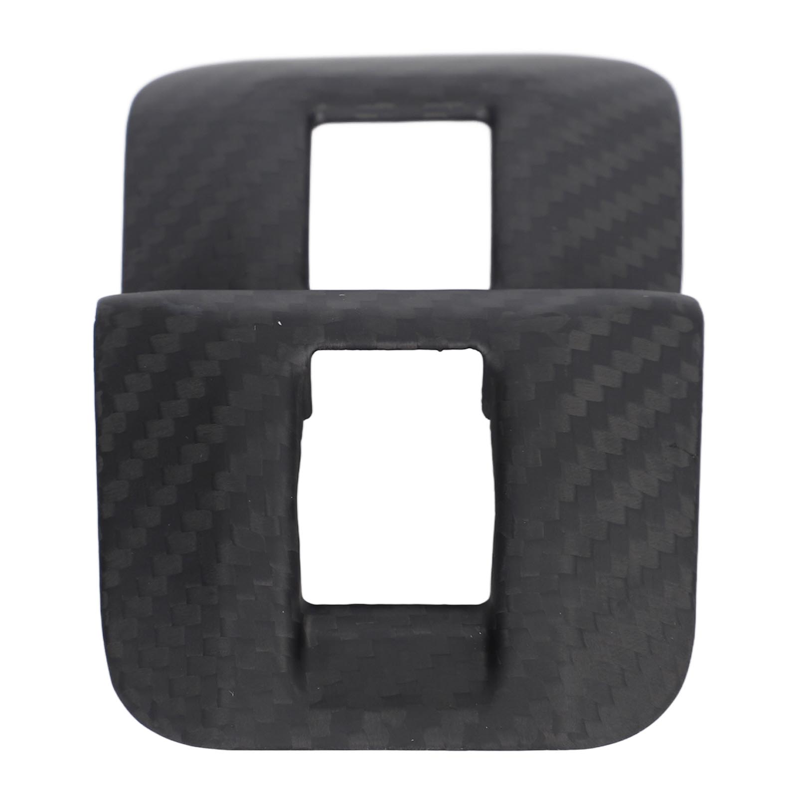 Button Frame Cover Dry Carbon Fibre Rear     Panel Trim Replacement for