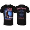 Ozzy Osbourne Blizzard Of Ozz Tracklist Stampa T-shirt Casual alla Moda Cotone T-shirt Street Classico Fan della Band T-shirt Unisex