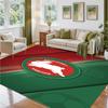 South Sydney Rabbitohs Design Crystal Velvet Rug Soft Decorative Mat for Bedroom Entrance