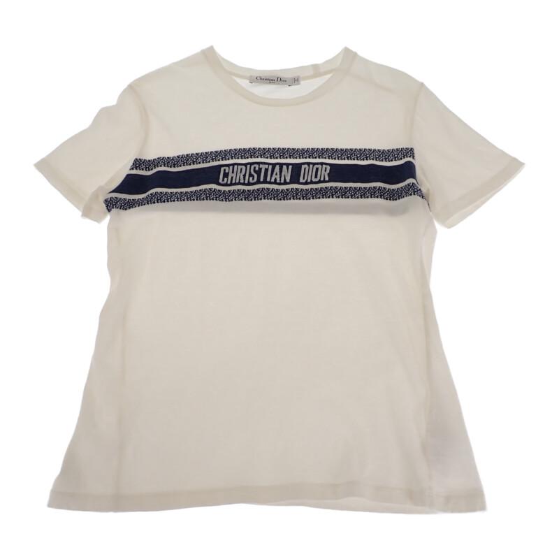Dior  143T04A4043_X0200 S Short sleeve T-shirt white cotton mens
