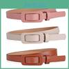 Stylish Women's Faux Leather Skinny Belt In Multiple Elegant Colors For Dresses