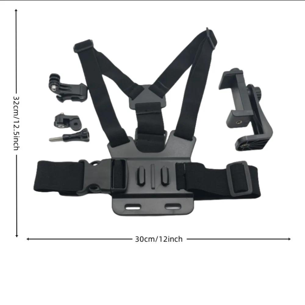 Smartphone Chest Mount Universal Holder Compatible with iPhone and Samsung Phone Mount for Filming or Photos