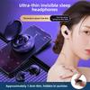 Bluetooth-Ohrhörer zum Schlafen, kabellos, Mini-Seitenschlaf, ultradünn, für Sport, Laufen, unsichtbar, digitaler Bildschirm