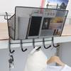 with Hook Bedside Hanging Basket Large Capacity Bedside Rack Durable Storage Basket