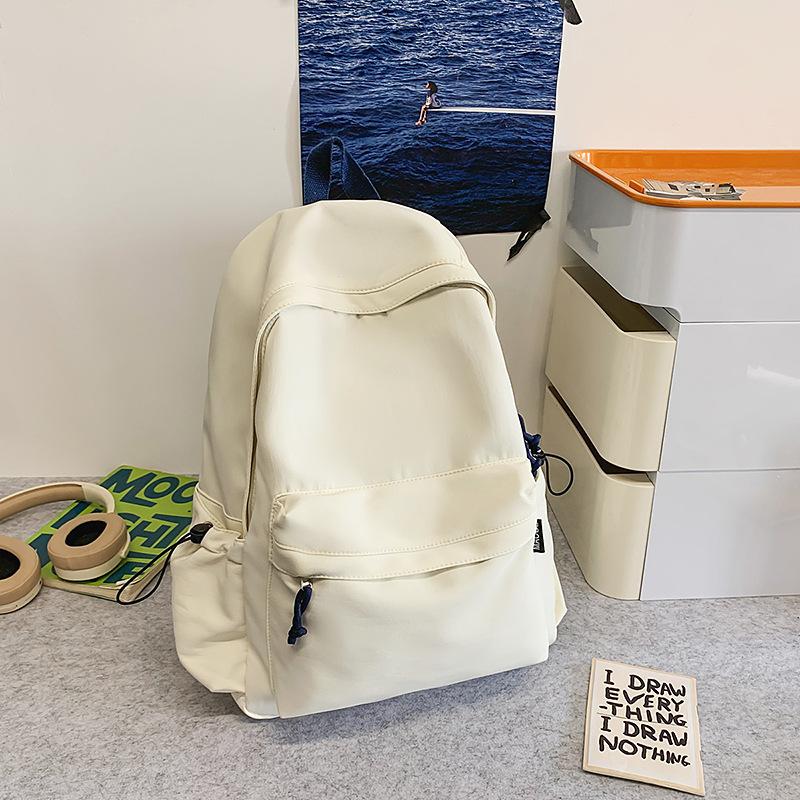 Schoolbag New High-value Junior High School Backpack Women's Korean Version Fashion Large-capacity Schoolbag Versatile Casual Backpack Men's Trend