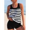 Womens Summer Design Bikini Fashion Two Piece Set Zebra Pattern Printed Swimwear Vest Sports Beach Wear S6xl