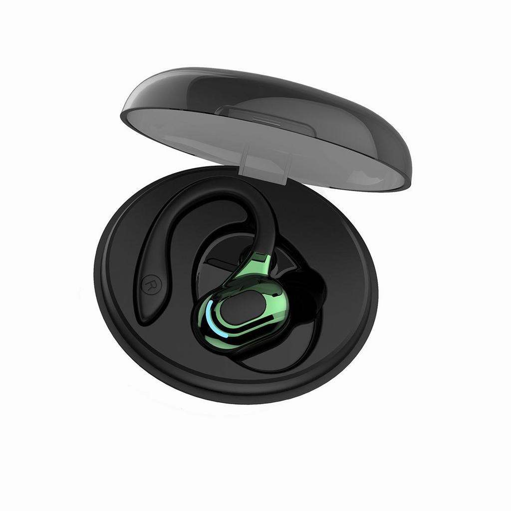 F8 Bluetooth Earphones: Wireless Mini In-Ear, Over-Ear, Stereo for Running and Music.