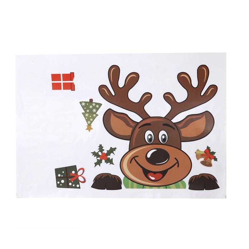 

Christmas Window Stickers Merry Christmas Decorations for Home 2026 Christmas Wall Sticker Kids Room New Year Decoration 2026