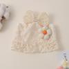 Sweet Spring & Autumn Flower Bucket Hat for Baby Girls