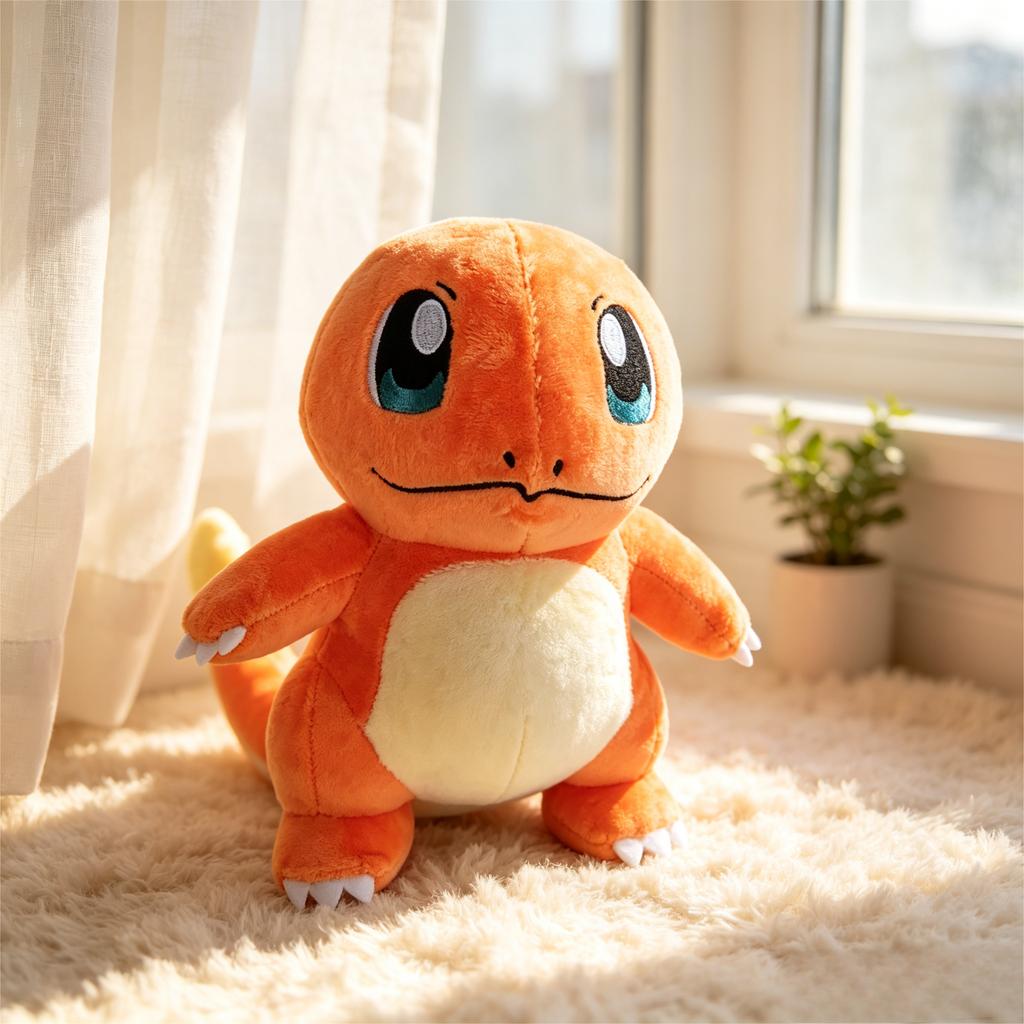 Pikachu Pichu Fluffy Doll Charmander Squirtle Psyduck Cute Kids Xmas Birthday Gift