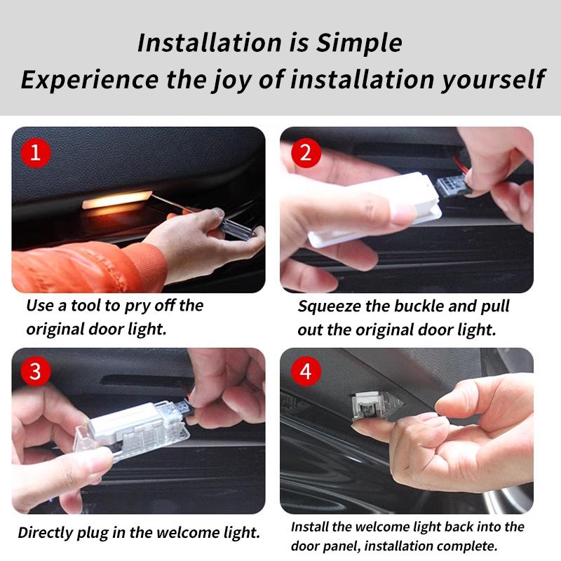 2Pcs Led Car Door Welcome Light HD Laser Projector Lamp For Bmw M Performance M2 M3 M4 M5 M6 E46 E90 E60 F10 F30 E39 E36 X1 X3 5 GX6
