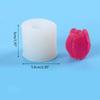 Flower Shape Candle Making Mold DIY Silicone Mold Handmade Plaster Resin Making Supplies for Soap Jelly and More