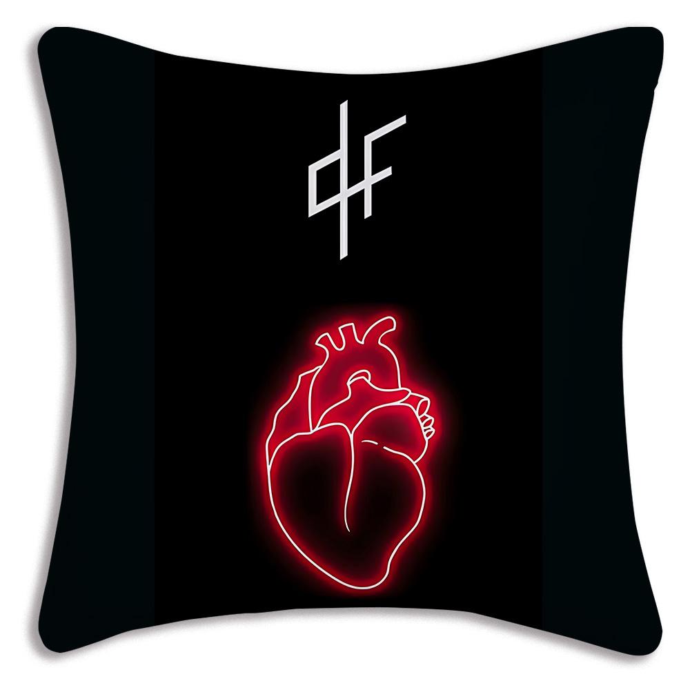 French rapper PNL Pillow Covers Cartoon Sofa Decorative Home Double-sided Printing Short Plush Cute Cushion Cover