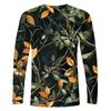 Men's T Shirt O-Neck Clothing Apparel Outdoor Long Sleeve Print Fashion Designer Vintage