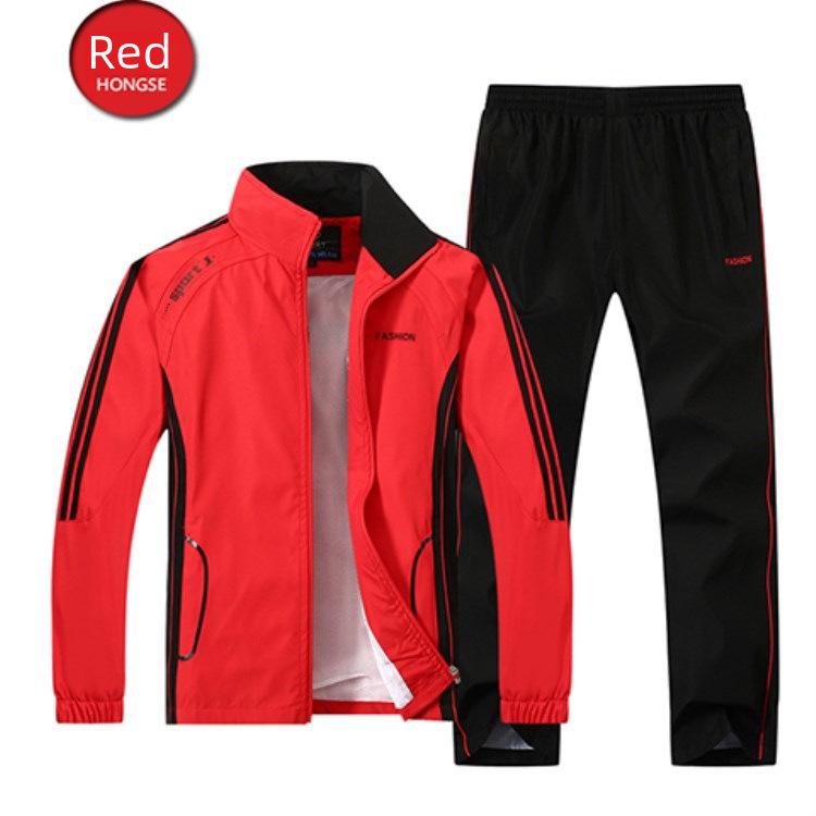 Men's Slim Fit Tracksuit: Spring/Autumn Hoodie & Pants Set for Teens 268