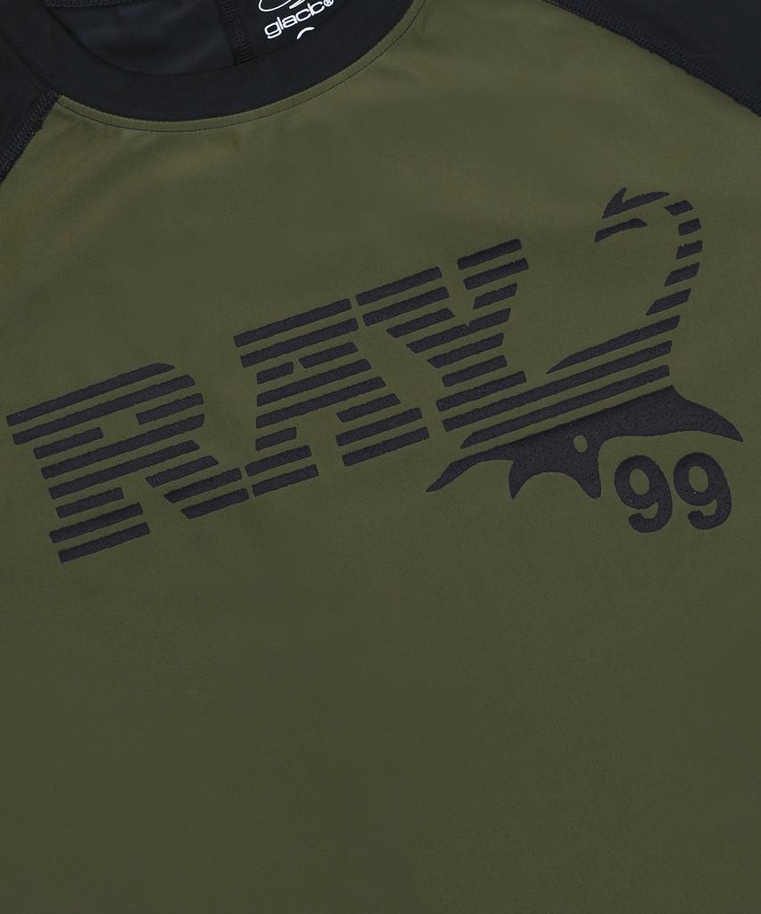 GLACK Gt150 Ray Short Sleeve Rash Guard (Olive)