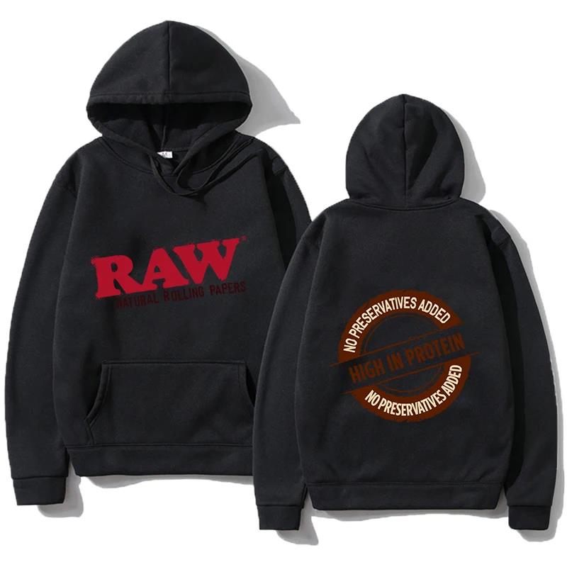 2024 Podzimní RAW Potisk Módní Pánská Mikina Pánská Mikina Harajuku Hip Hop Ležérní Dámská Mikina Vysoce Kvalitní Svetr Top