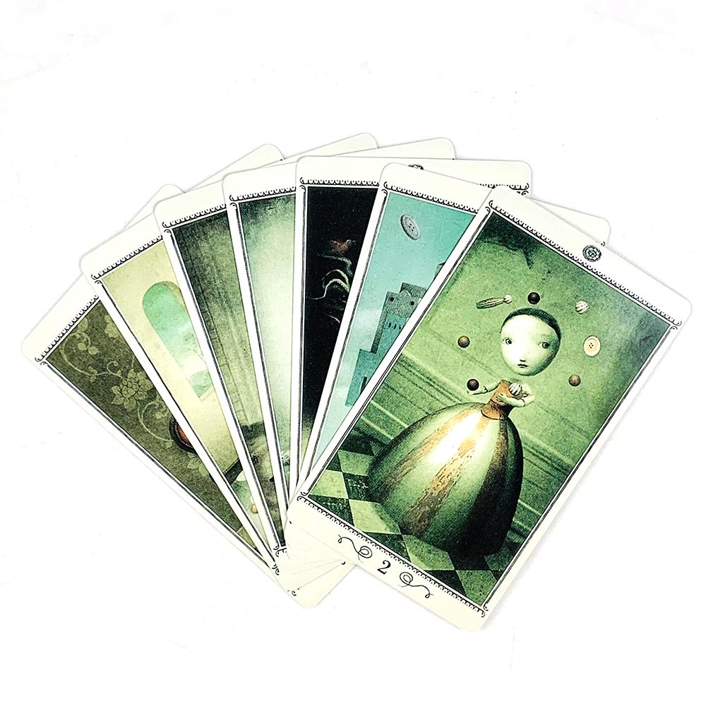 Tarot Cards A 78 Deck English Visions Fate Divination Edition Borad Playing Games Party Games, Christmas and New Year Gifts